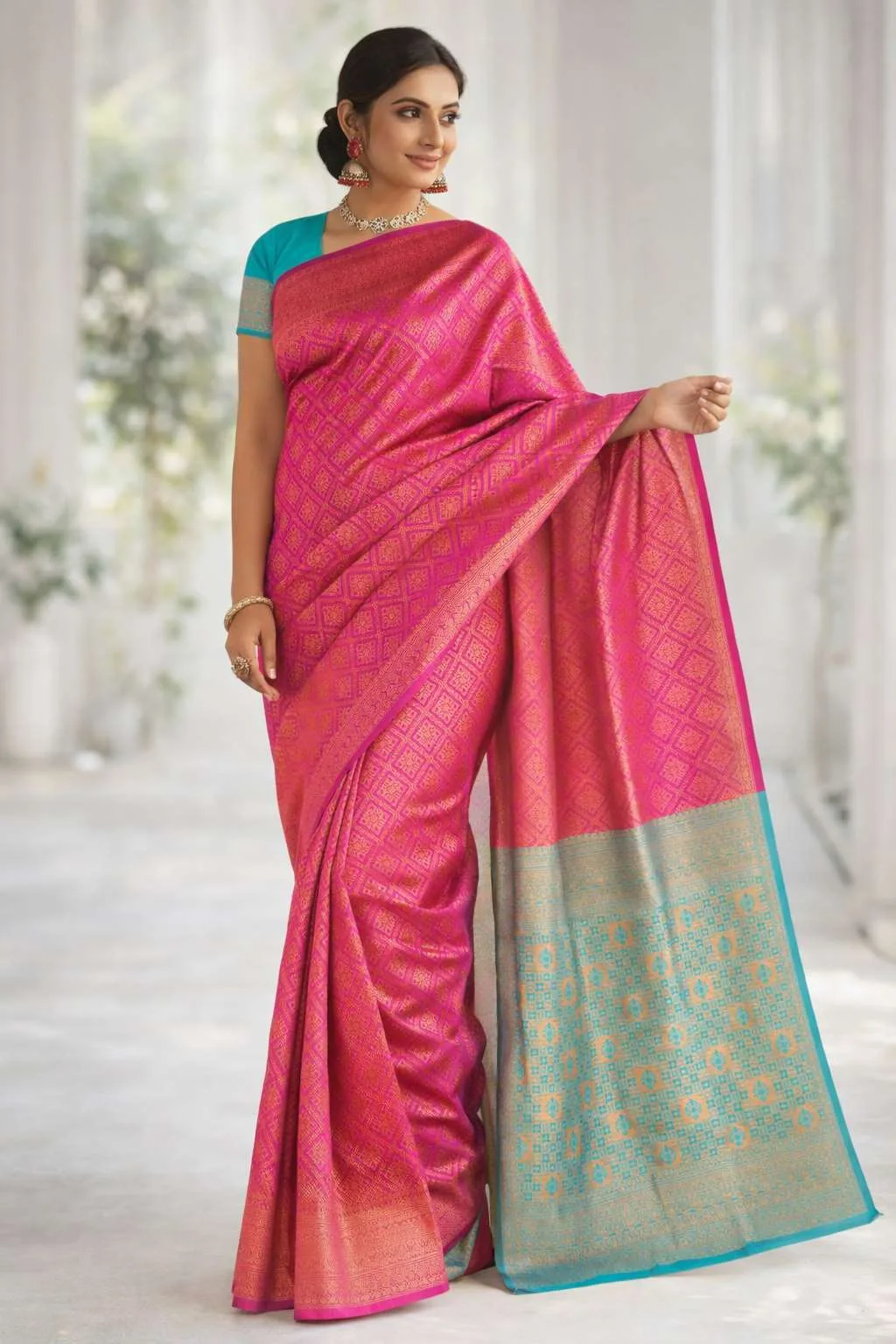 Aqua Blue, Pink